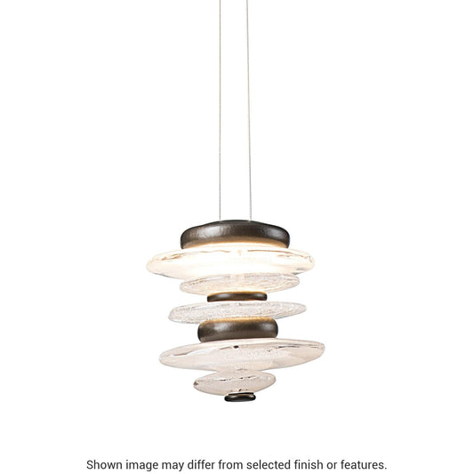 Cairn Mini Pendant - White by Hubbardton Forge