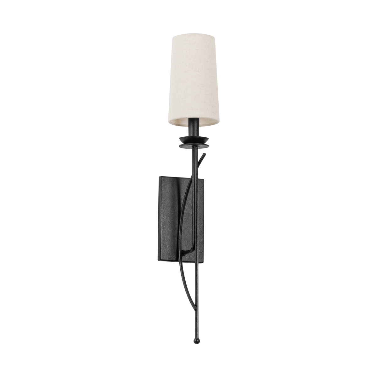 Calder Wall Sconce - 1-Light - Forged Iron - Troy Lighting B1228-FOR