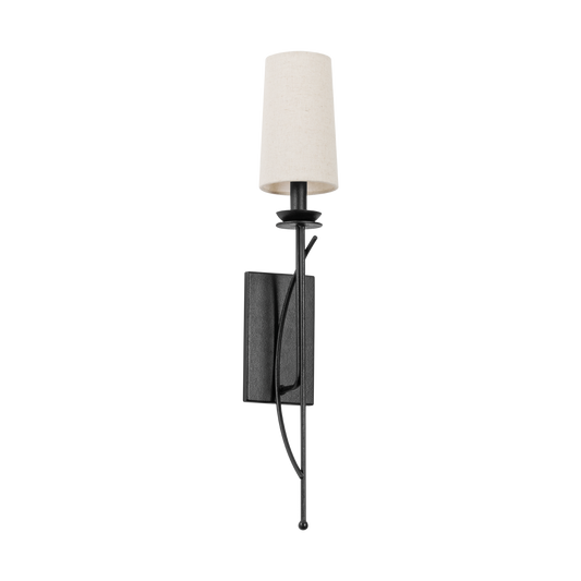 Calder Wall Sconce - 1-Light - Forged Iron - Troy Lighting B1228-FOR