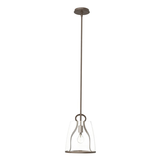 Caliper Pendant - Bronze - Clear Glass by Hubbardton Forge