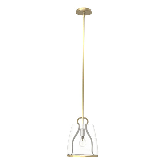 Caliper Pendant - Modern Brass - Clear Glass by Hubbardton Forge