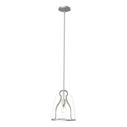 Caliper Pendant - Vintage Platinum - Clear Glass by Hubbardton Forge