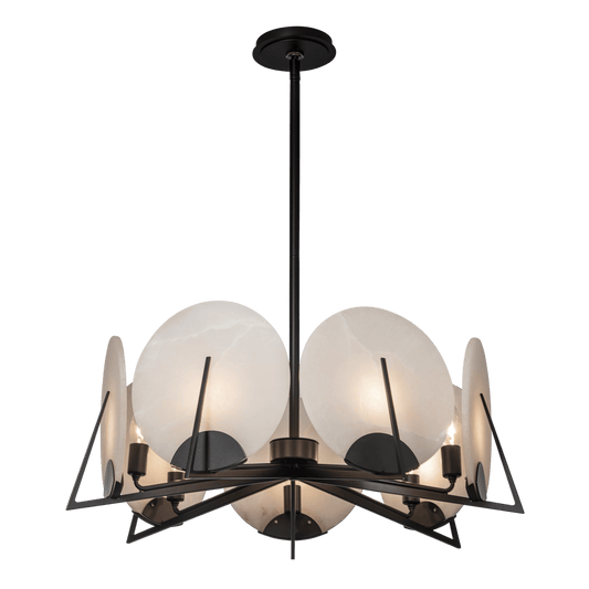 Callisto 7-Light Pendant - Black by Hubbardton Forge