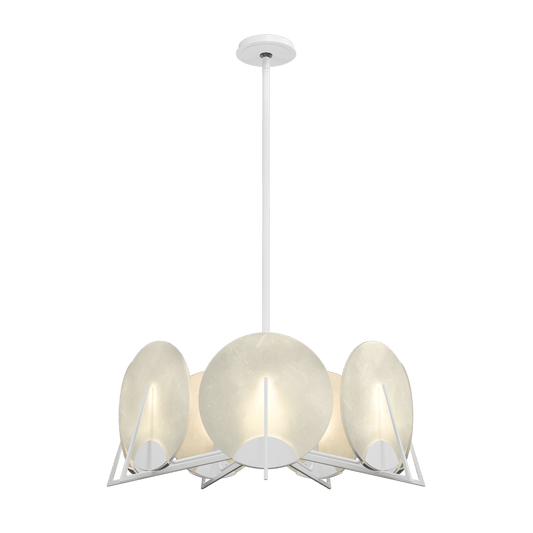Callisto 7-Light Pendant - White by Hubbardton Forge