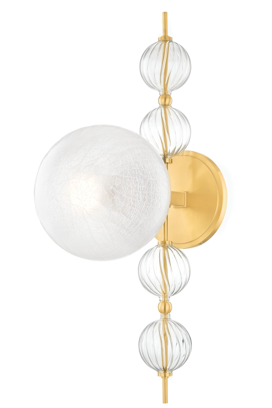 Calypso Wall Sconce - Aged Brass by Hudson Valley Lighting