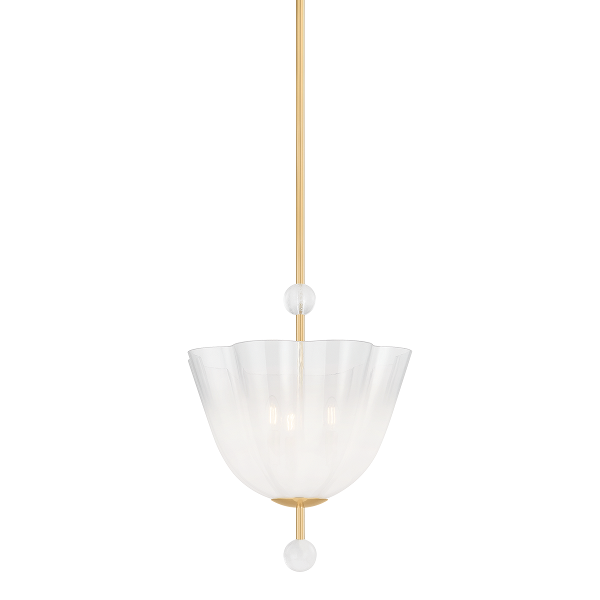 Cambria Heights Lantern - Aged Brass by Hudson Valley Lighting