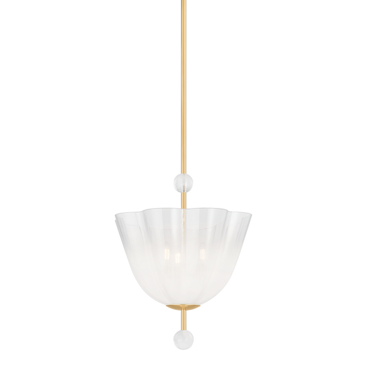 Cambria Heights Lantern - Aged Brass by Hudson Valley Lighting