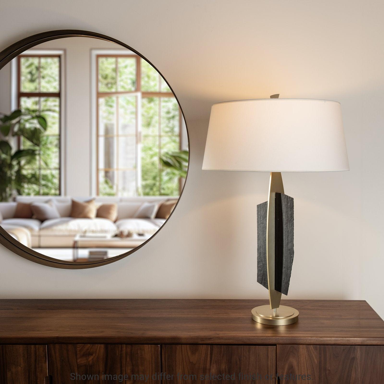 Cambrian Table Lamp - White by Hubbardton Forge