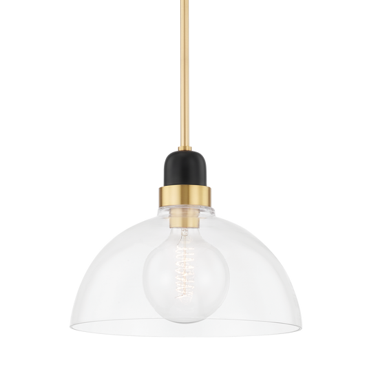 Camile Large Pendant - 1-Light - Aged Brass - Mitzi H482701L-AGB