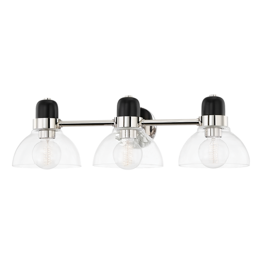 Camile Vanity Light - 3-Light - Polished Nickel - Mitzi H482303-PN