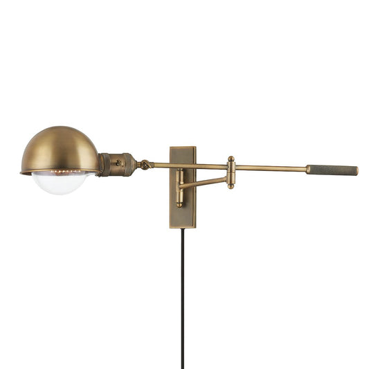 Cannon Plug-In Sconce by Troy Lighting