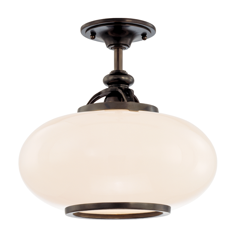 Canton Large Semi Flush - Old Bronze by Hudson Valley Lighting