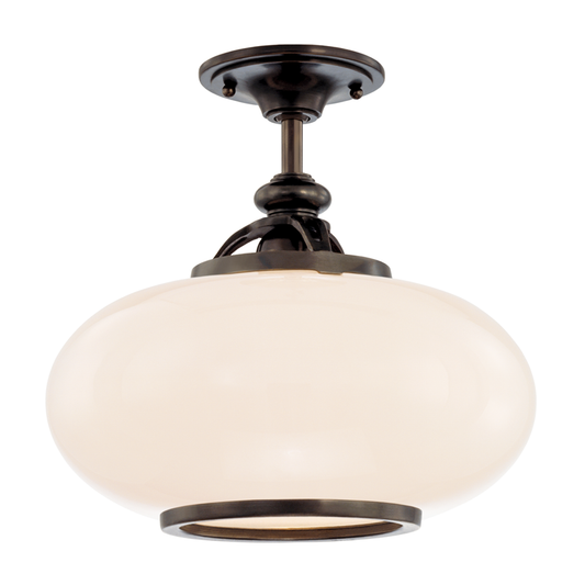 Canton Large Semi Flush - Old Bronze by Hudson Valley Lighting