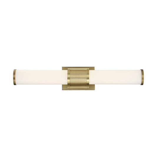 Caper - 24" LED Vanity - with Frosted Acrylic Lens - Brushed Brass Finish - Satco 62-1602