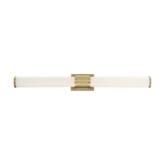 Caper - 36" LED Vanity - with Frosted Acrylic Lens - Brushed Brass Finish - Satco 62-1603