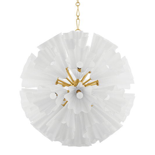 Capri Chandelier - 33-Light - Aged Brass by Hudson Valley Lighting