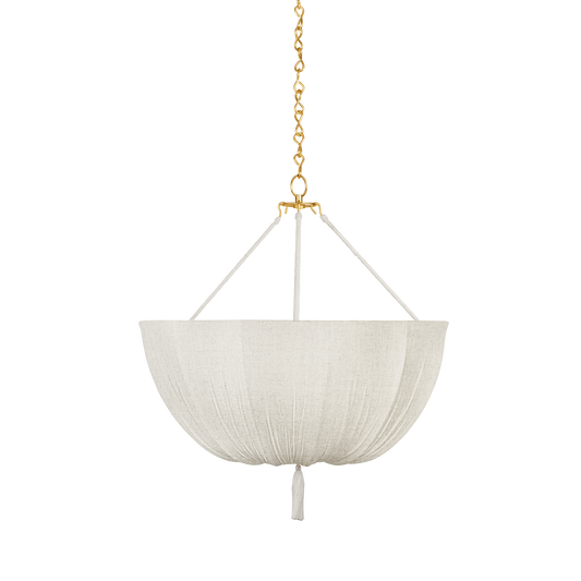 Carolina Large Pendant - Aged Brass by Hudson Valley Lighting