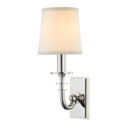 Carroll Wall Sconce - Polished Nickel by Hudson Valley Lighting