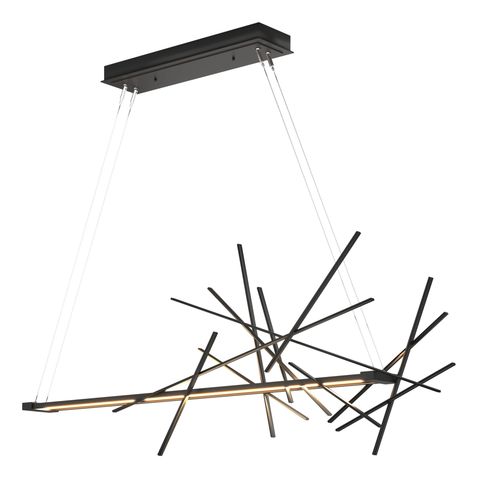 Cascade LED Pendant - Black by Hubbardton Forge