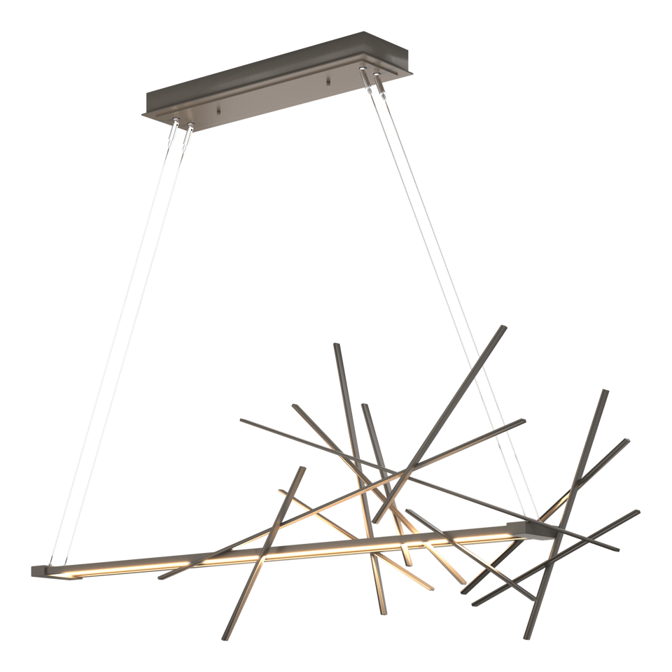 Cascade LED Pendant - Dark Smoke by Hubbardton Forge
