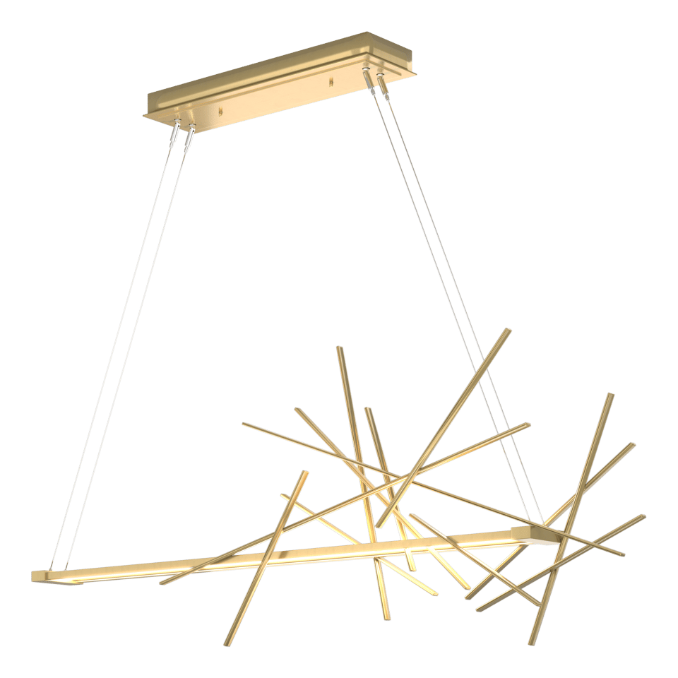 Cascade LED Pendant - Modern Brass by Hubbardton Forge