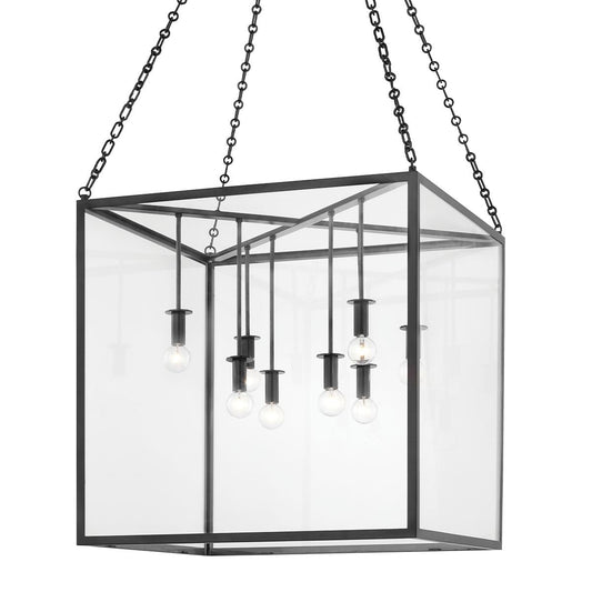 Catskill Large Lantern - Aged Iron by Hudson Valley Lighting