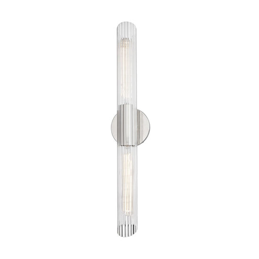 Cecily Large Sconce - Polished Nickel by Mitzi