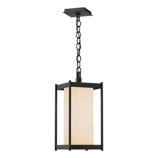 Cela Large Outdoor Lantern - Coastal Black - Opal Glass by Hubbardton Forge