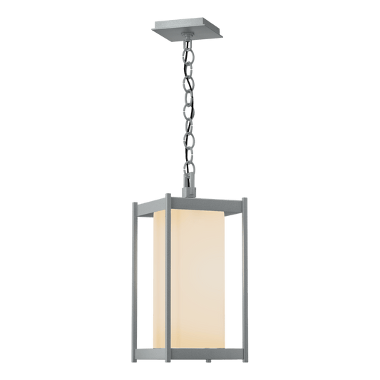 Cela Large Outdoor Lantern - Coastal Burnished Steel - Opal Glass by Hubbardton Forge