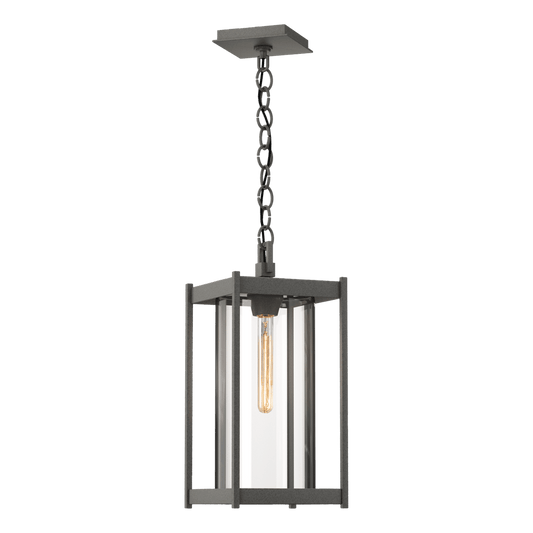 Cela Large Outdoor Lantern - Natural Iron - Clear Glass by Hubbardton Forge