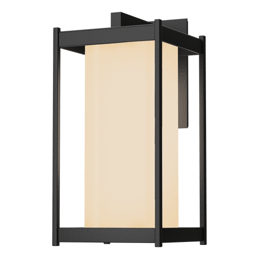 Cela Large Outdoor Sconce - Coastal Black - Opal Glass by Hubbardton Forge