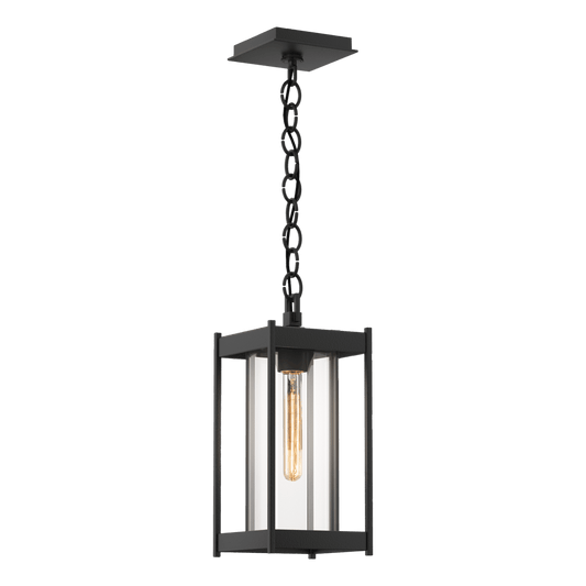 Cela Medium Outdoor Lantern - Coastal Black - Clear Glass by Hubbardton Forge