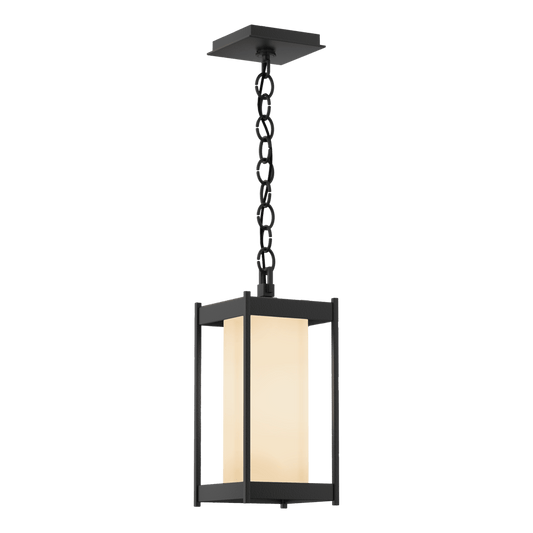 Cela Medium Outdoor Lantern - Coastal Black - Opal Glass by Hubbardton Forge