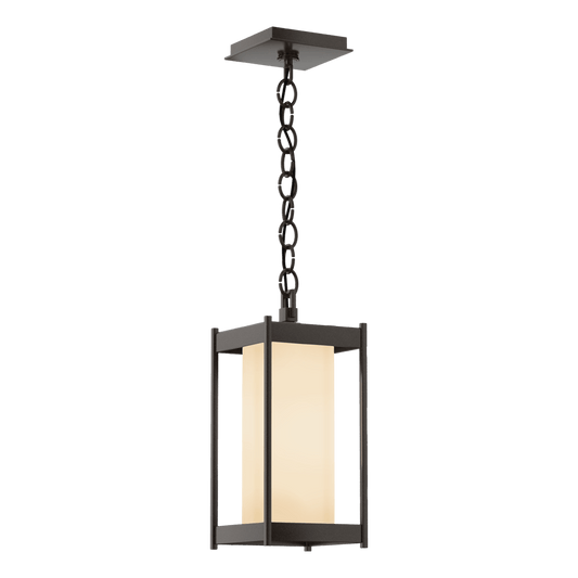 Cela Medium Outdoor Lantern - Coastal Bronze - Opal Glass by Hubbardton Forge