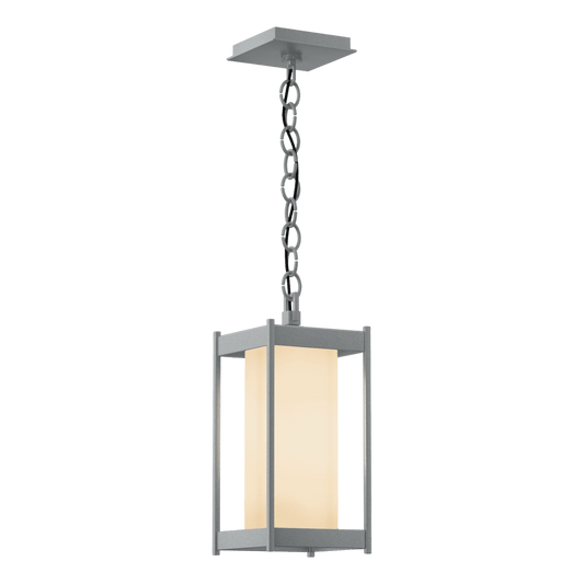 Cela Medium Outdoor Lantern - Coastal Burnished Steel - Opal Glass by Hubbardton Forge