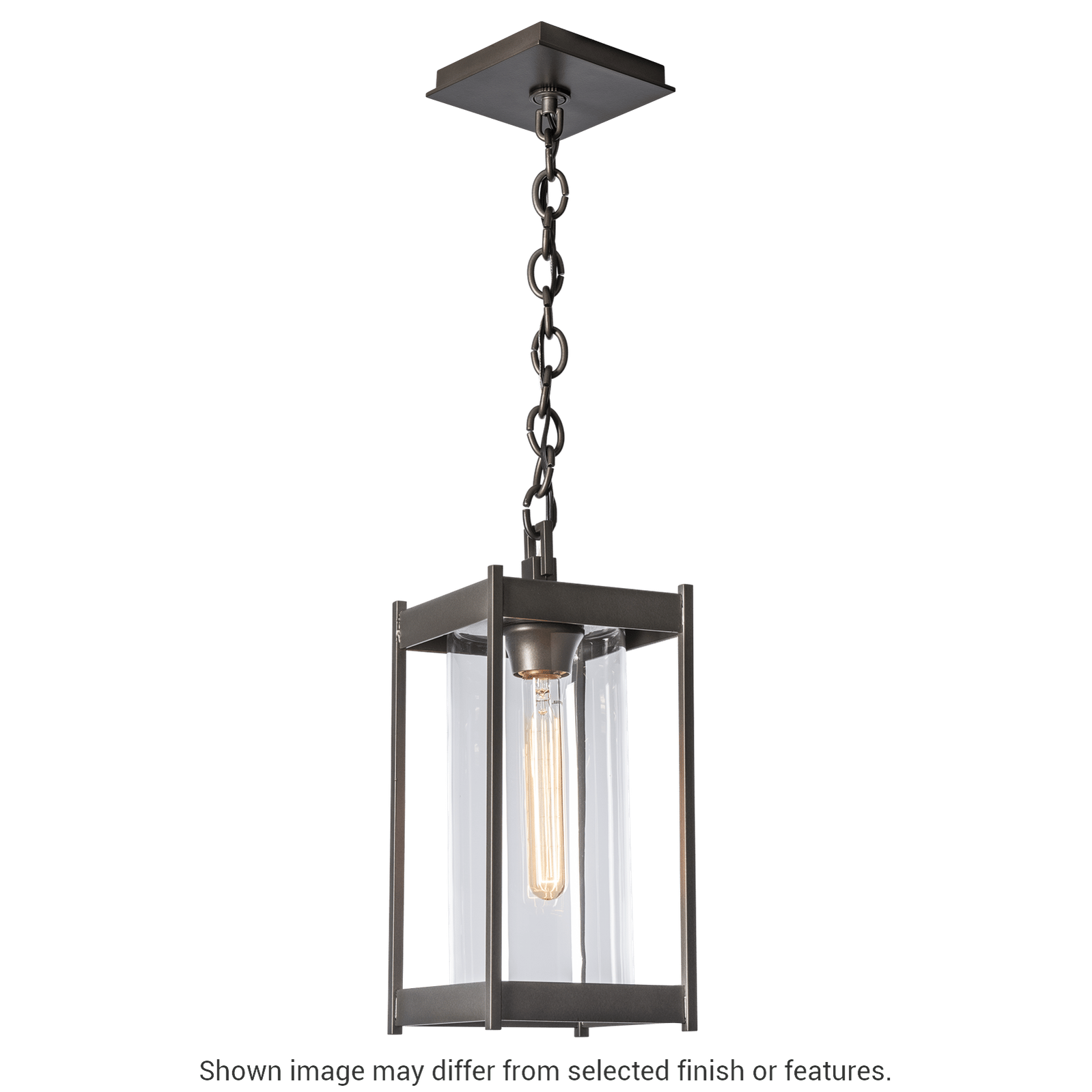 Cela Medium Outdoor Lantern - White - Opal Glass by Hubbardton Forge