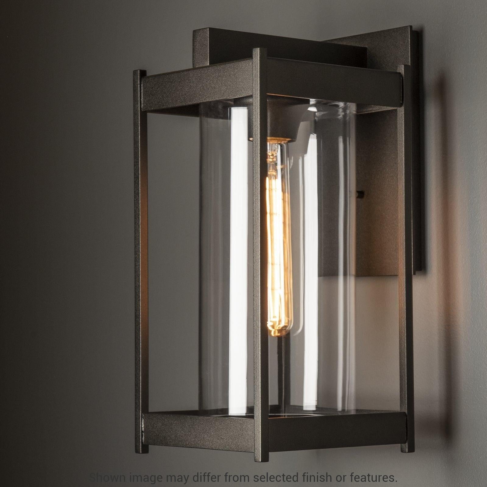 Cela Medium Outdoor Sconce - White - Opal Glass by Hubbardton Forge