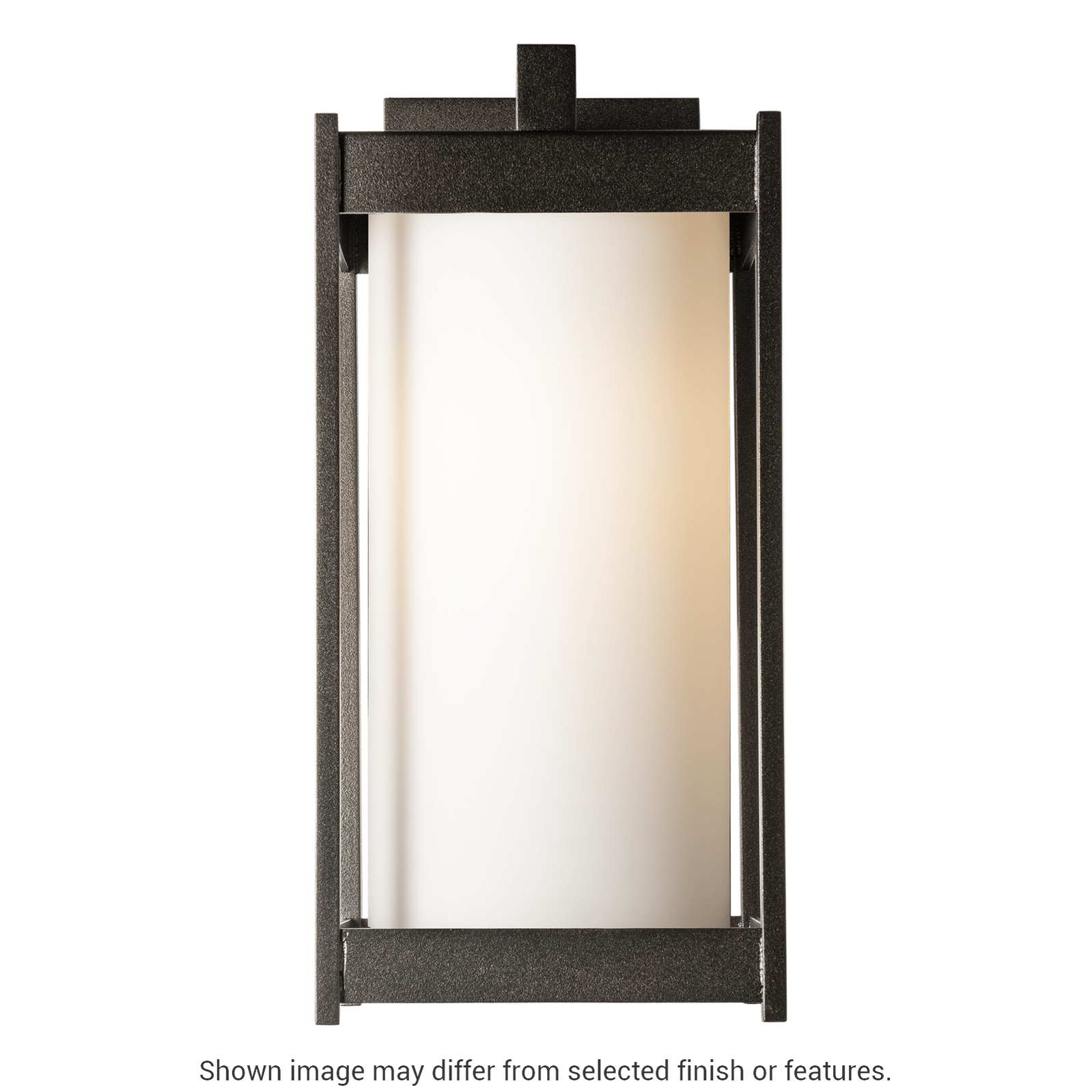 Cela Medium Outdoor Sconce - White - Opal Glass by Hubbardton Forge