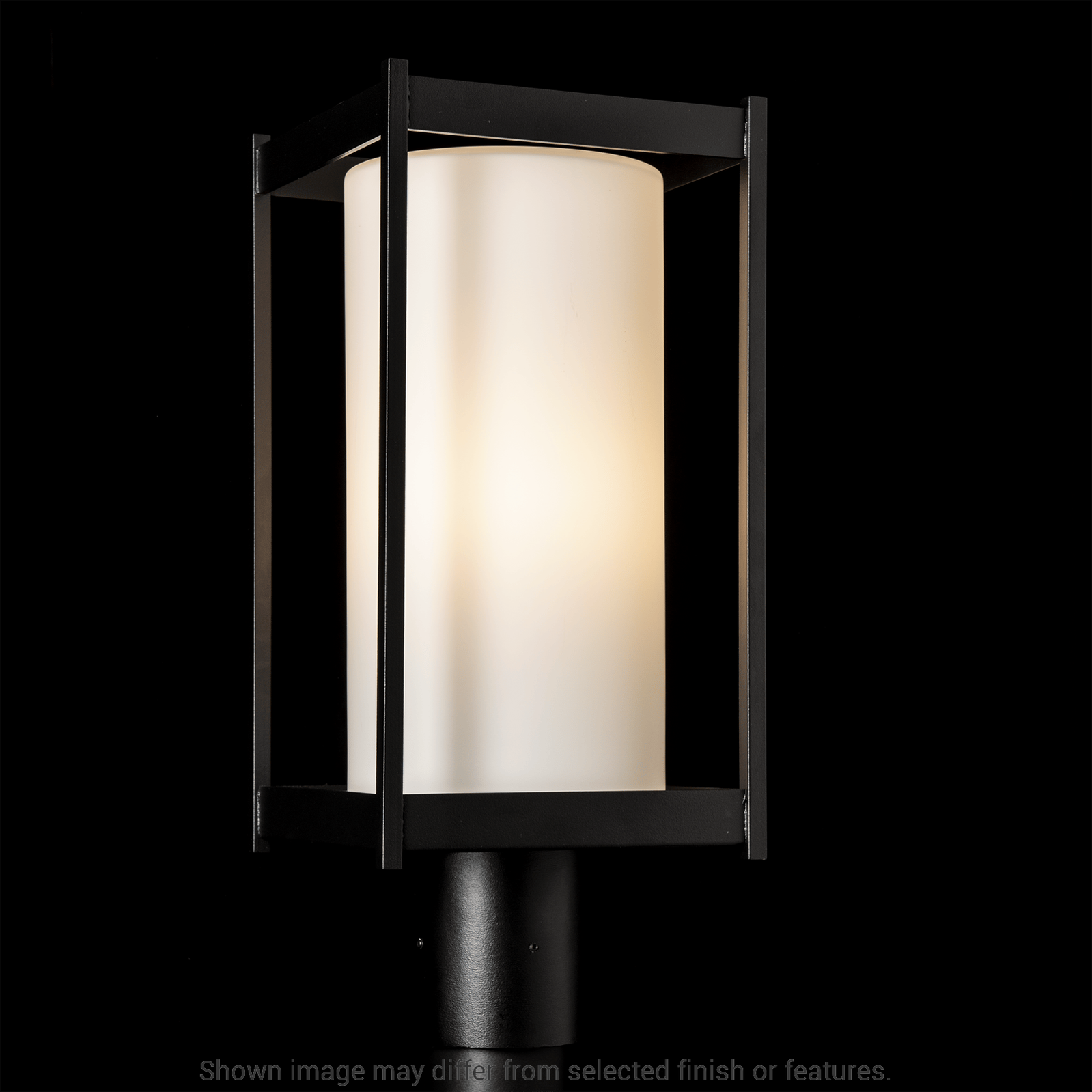 Cela Outdoor Post Light - White - Opal Glass by Hubbardton Forge