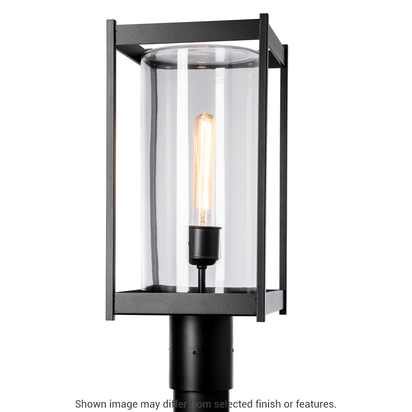 Cela Outdoor Post Light - White - Opal Glass by Hubbardton Forge