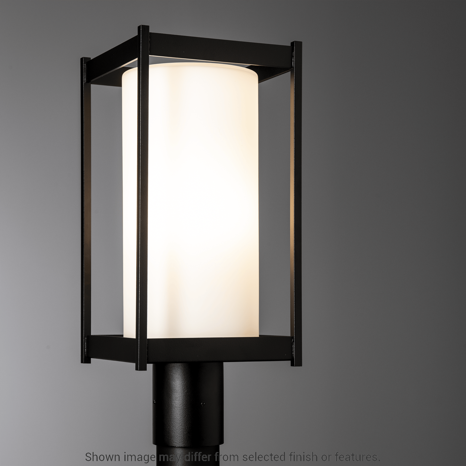 Cela Outdoor Post Light - White - Opal Glass by Hubbardton Forge