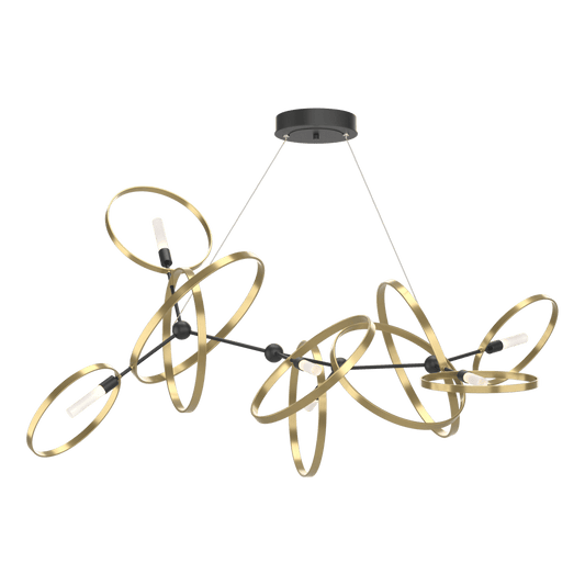 Celesse Pendant - Black - Modern Brass Accent by Hubbardton Forge