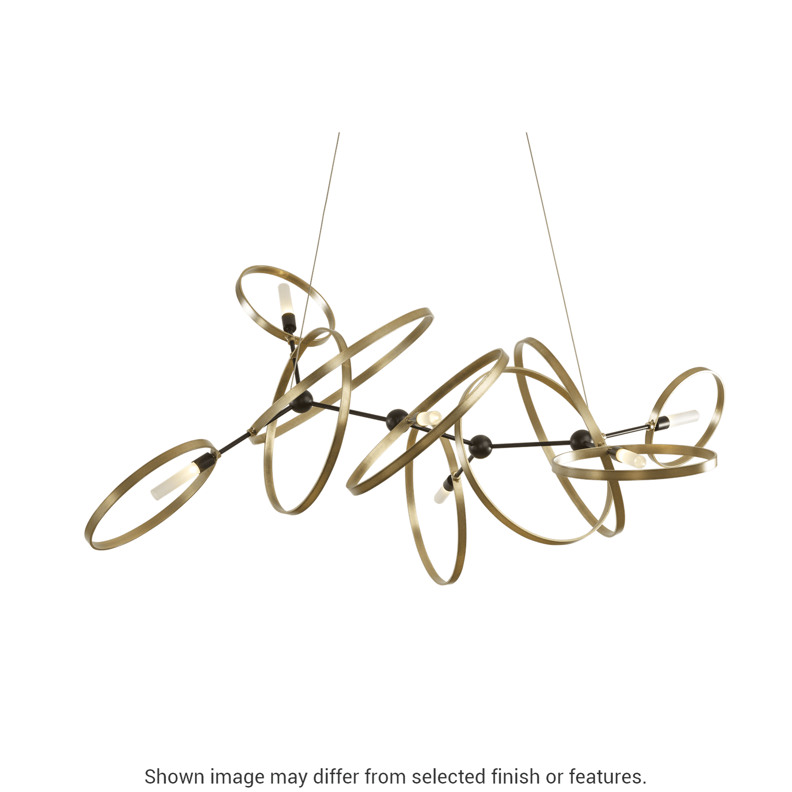Celesse Pendant - Ink - Modern Brass Accent by Hubbardton Forge