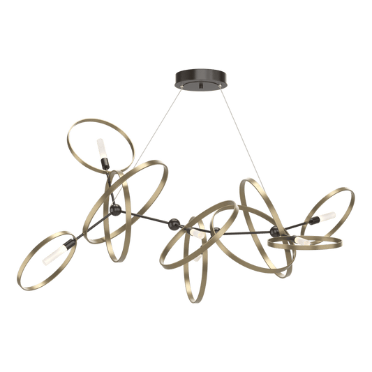 Celesse Pendant - Oil Rubbed Bronze - Soft Gold Accent by Hubbardton Forge
