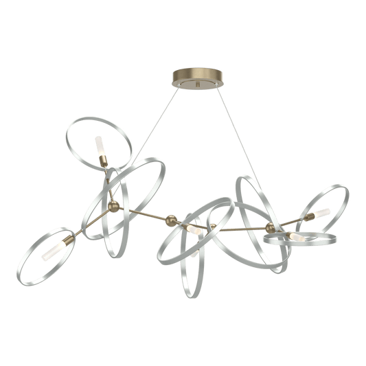 Celesse Pendant - Soft Gold - Vintage Platinum Accent by Hubbardton Forge