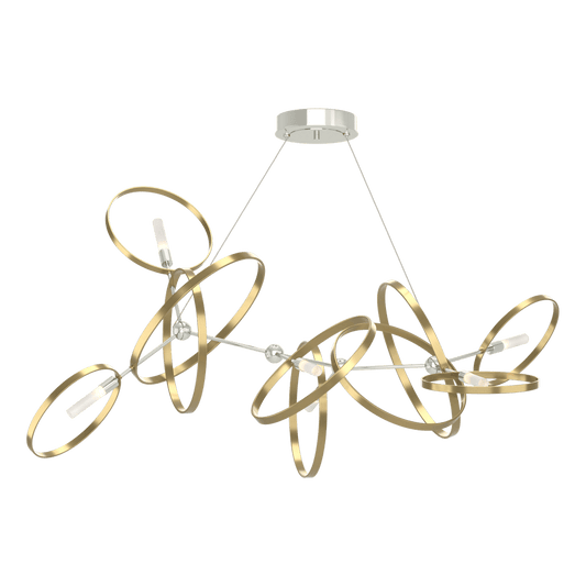 Celesse Pendant - Sterling - Modern Brass Accent by Hubbardton Forge