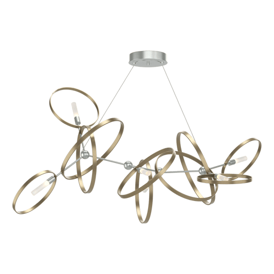 Celesse Pendant - Vintage Platinum - Soft Gold Accent by Hubbardton Forge