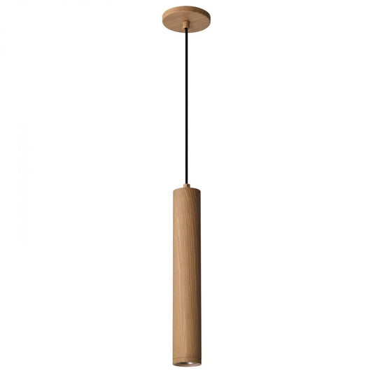 Century - 12 Watt, 16" LED Pendant - Ash Wood Finish - Satco 62-820