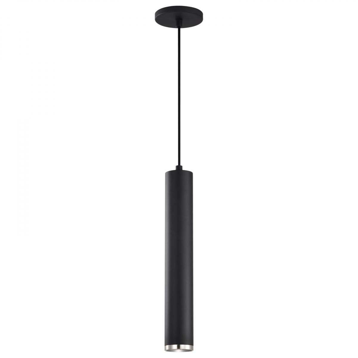 Century - 12 Watt - 16" - LED Pendant - Matte Black and Brushed Nickel Finish - Satco 62-819