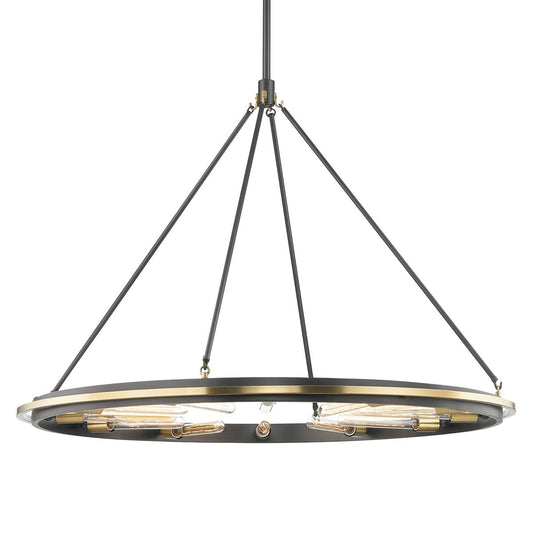 Chambers 12-Light Chandelier - Aged Old Bronze by Hudson Valley Lighting